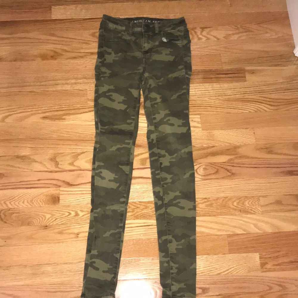American Eagle Camo Jeans